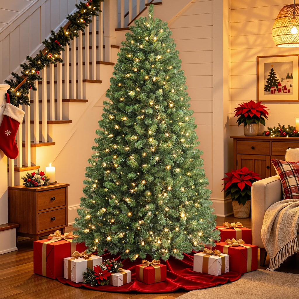 6ft Classic Spruce Artificial Prelit Christmas Tree