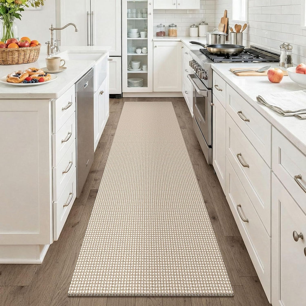 Runners for Hallways 2x8 ft Washable Kitchen Runner Non Slip Rubber Backed Hall Runners Cotton Entry