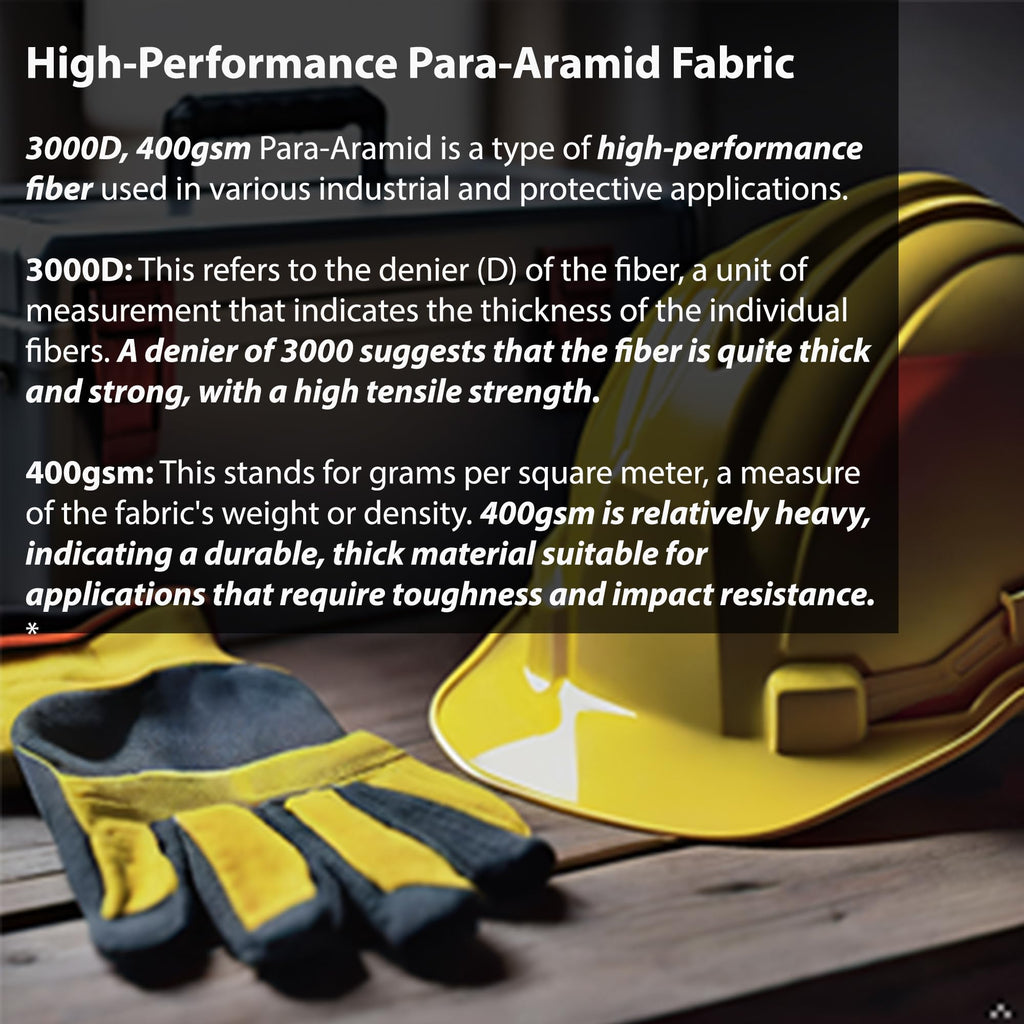High Strength Aramid Woven Fabric para Aramid 3000D Temperature Resistant Cut Resistant Fabric fire Resistant