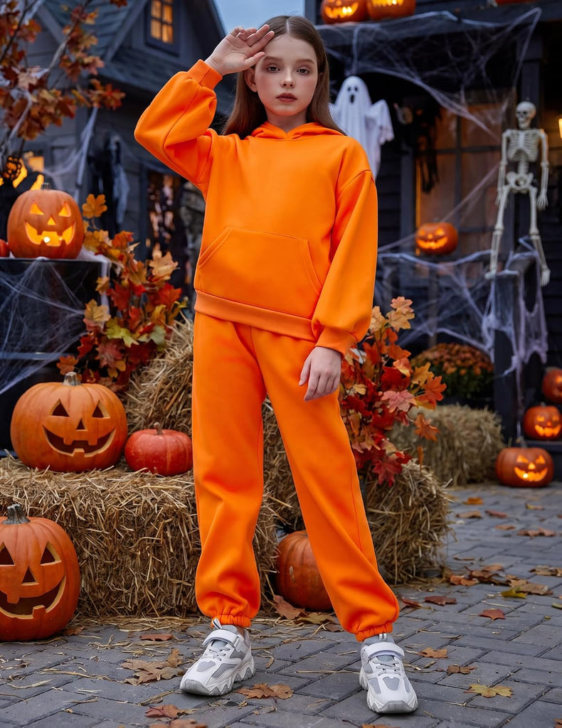 Arshinet Girls 2 Piece Outfits Oversized Sweatshirt and Sweatpant Sweatsuit