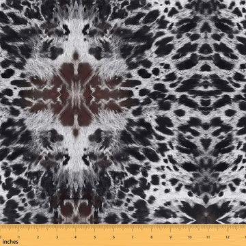 Western Brown Cowhide Upholstery Fabric, 2 Yards