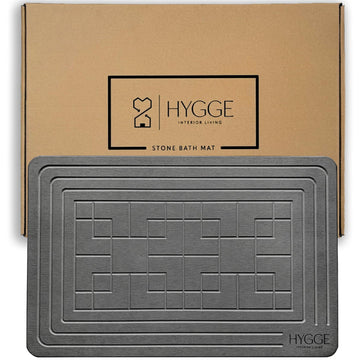 Diatomaceous Earth Stone Bath Mat - Ash Tile
