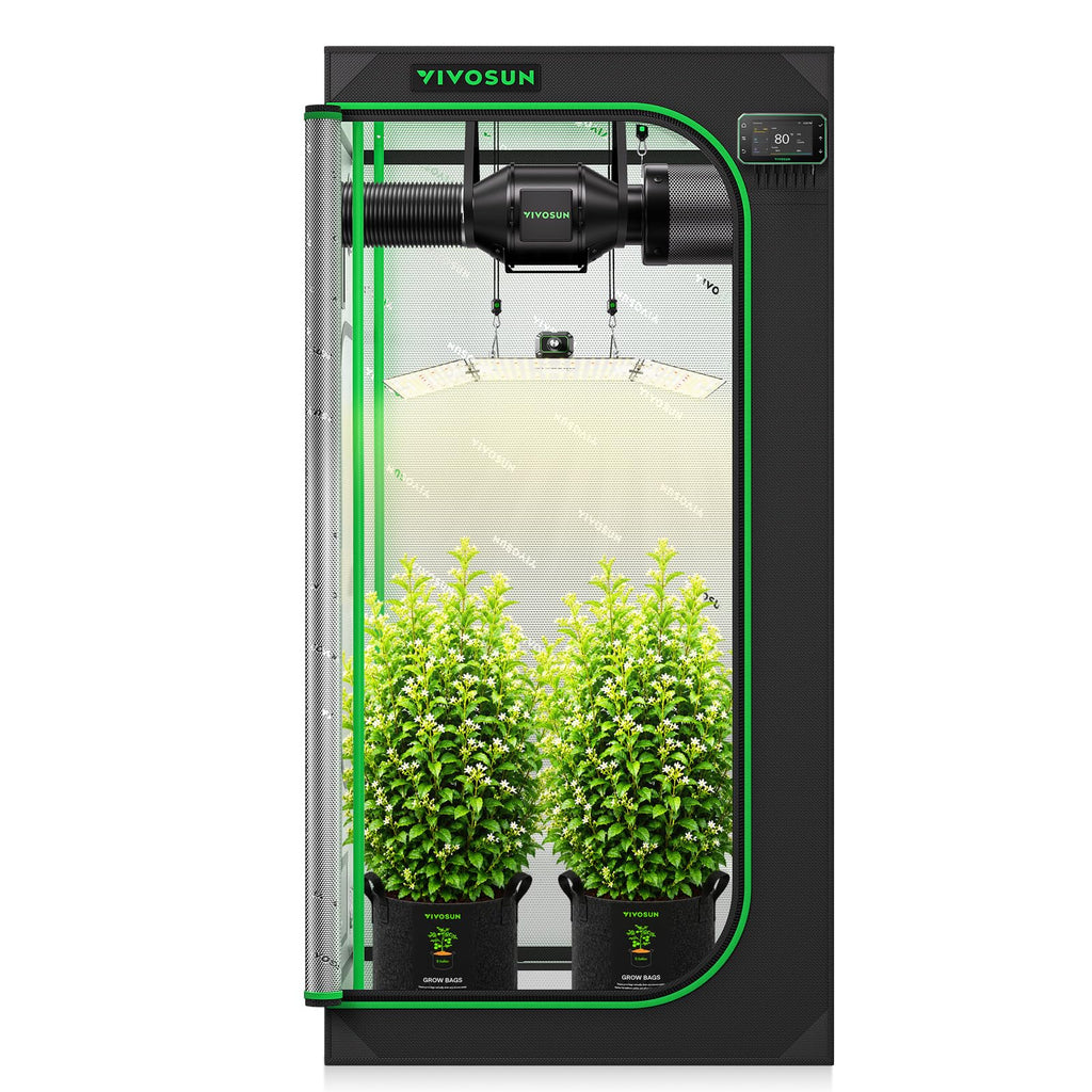 Smart Grow Tent Kit for 3x3 ft Indoor Growing, 36"x36"x72"