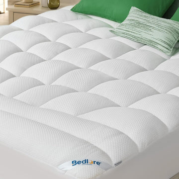 Full Size Mattress Topper, Soft TencelTM Blend Pillow Top Bed Pad | Extra Thick 800 GSM and Breathable Naturally