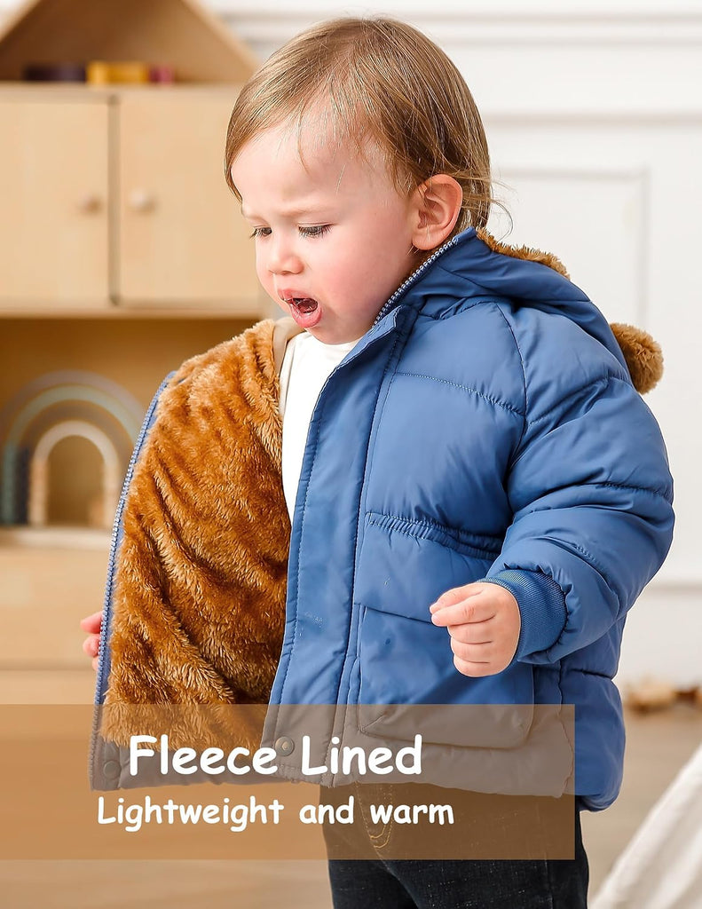 Baby Coat - Winter Clothes Toddler Boy Girl Jacket with Hood