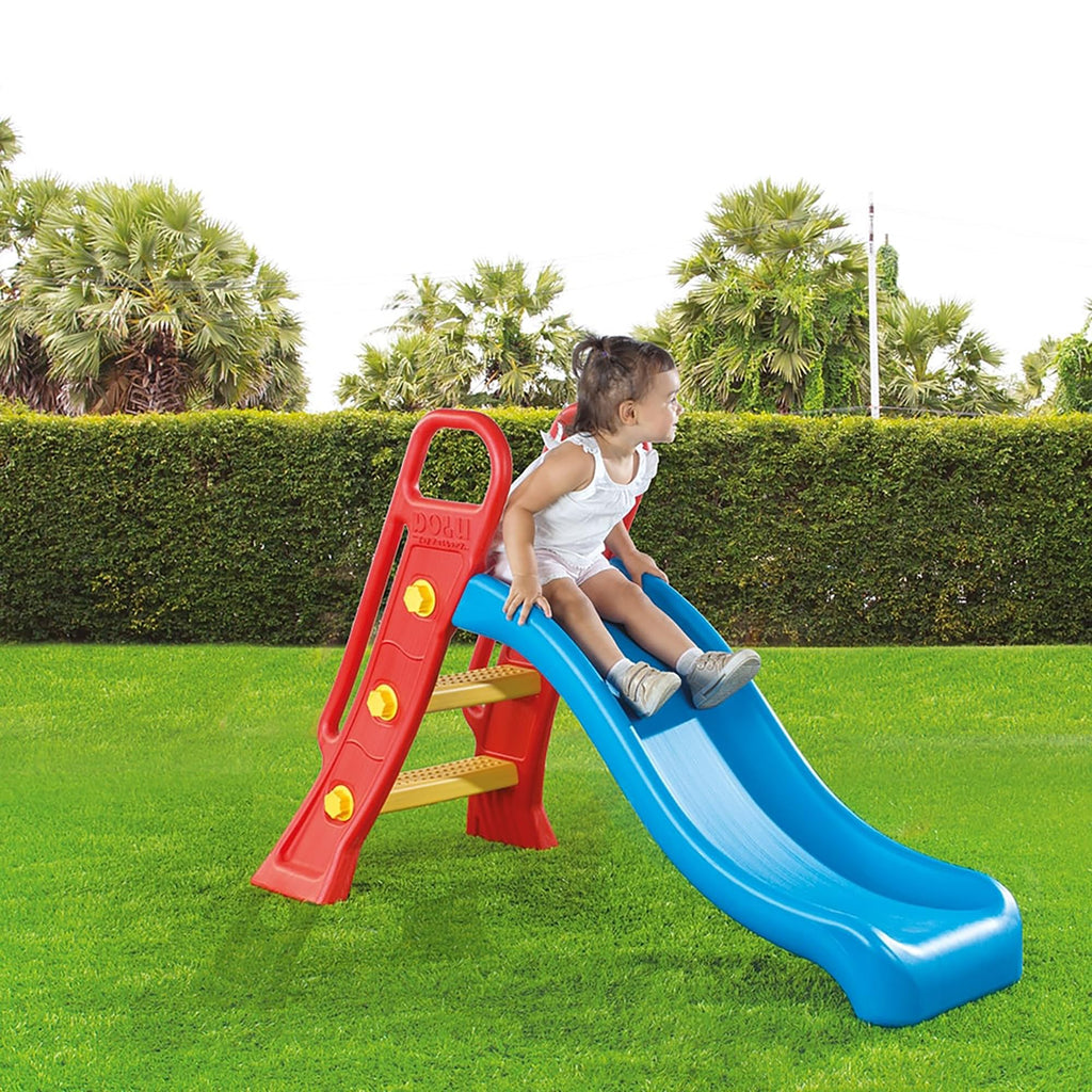 Junior Slide - 53 Inch Toddler First Steps Slide for Indoor & Outdoor