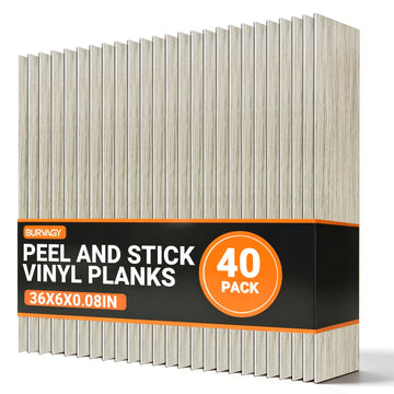 40 Pack Peel and Stick Flooring Tile Waterproof Vinyl Flooring