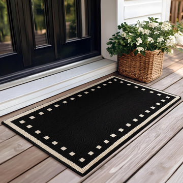 Indoor Outdoor Large Doormat 36x60 Non-Slip Washable Entry Mat
