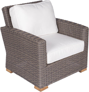 Sanibel Club Teak Chair, Off-White