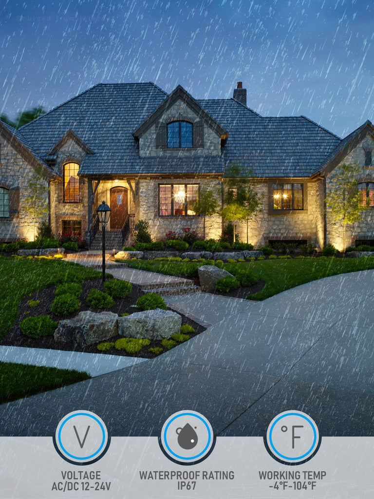 7W 3000K Well Lights In Ground Outdoor, Rock Color