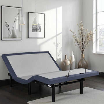 Bed King Adjustable Base with Three Vibration Modes and Head and Foot