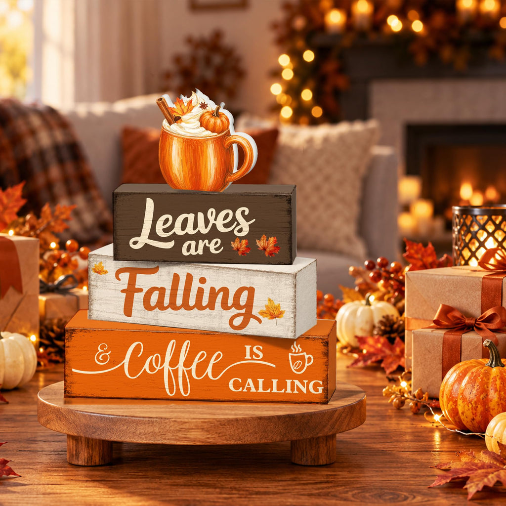 Fall Decorations, Fall Table Decor Gifts Wood Sign