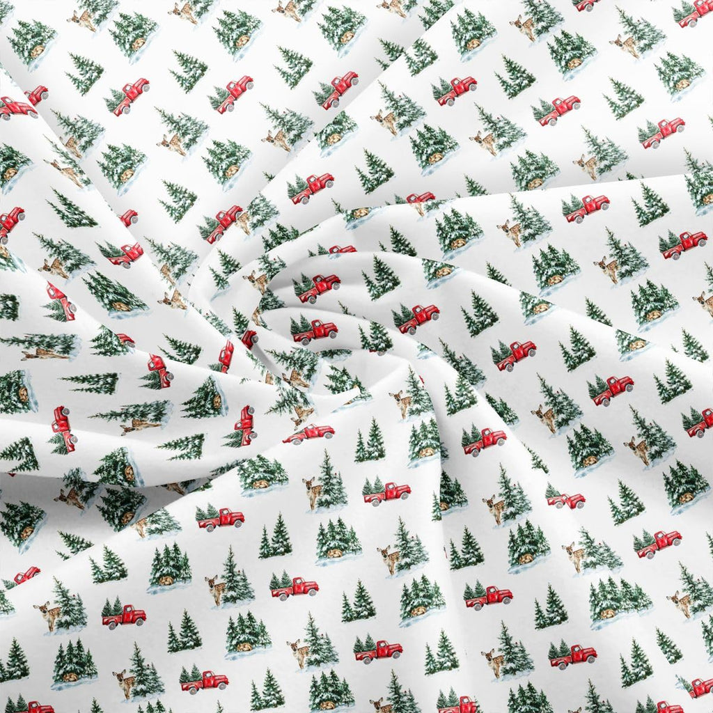 Merry Christmas Fabric Soft Brushed 3 Yards