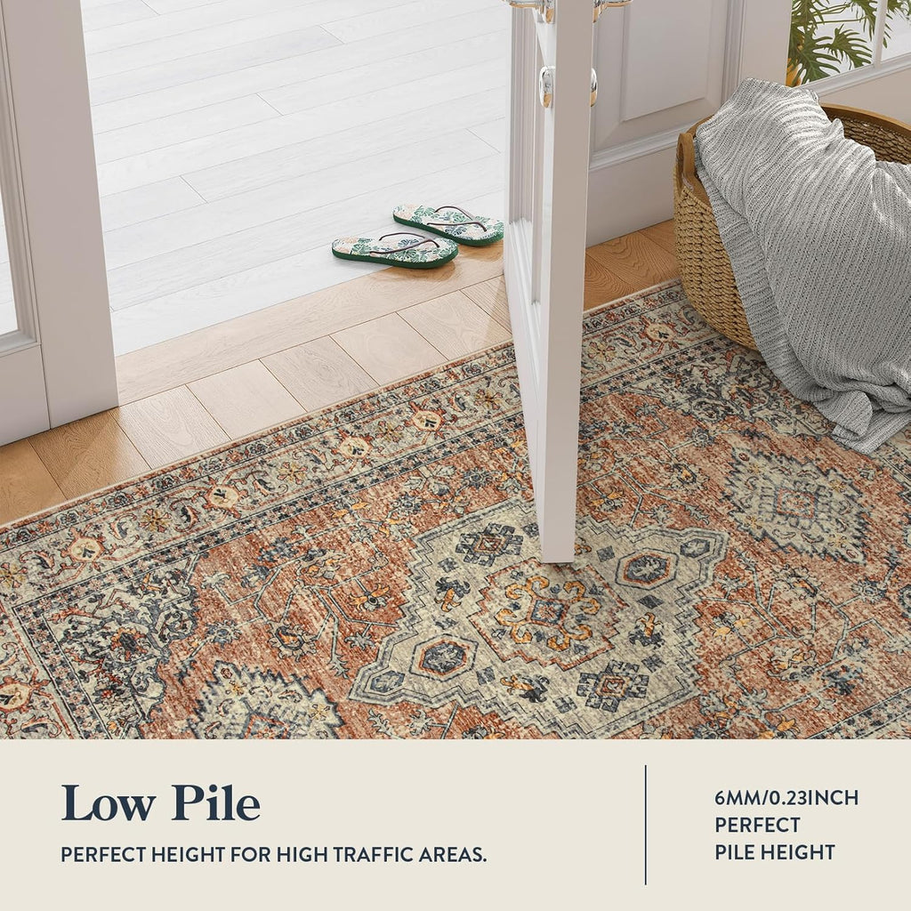 Oriental Washable Rug, 3x5 Rugs