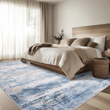 8x10 Area Rug Living Room Rugs - Washable Rug Large Modern Abstract Soft Thin Carpets Indoor Floor No Slip Vintage