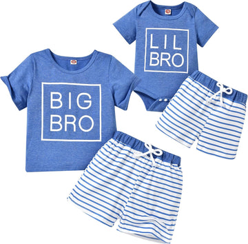 Baby Boy Matching Outfits Big Brother Little Brother Matching Outfits