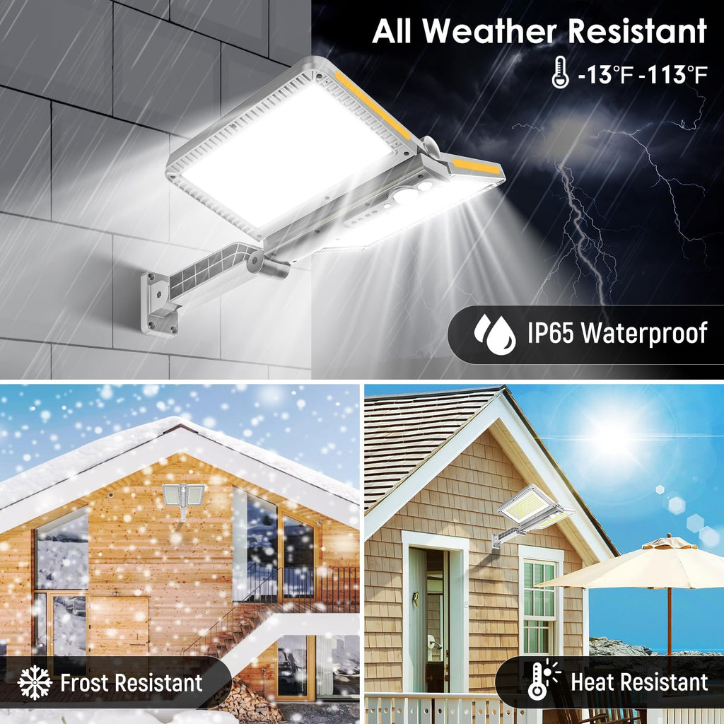 Solar Outdoor Lights, High Brightness Motion Sensor
