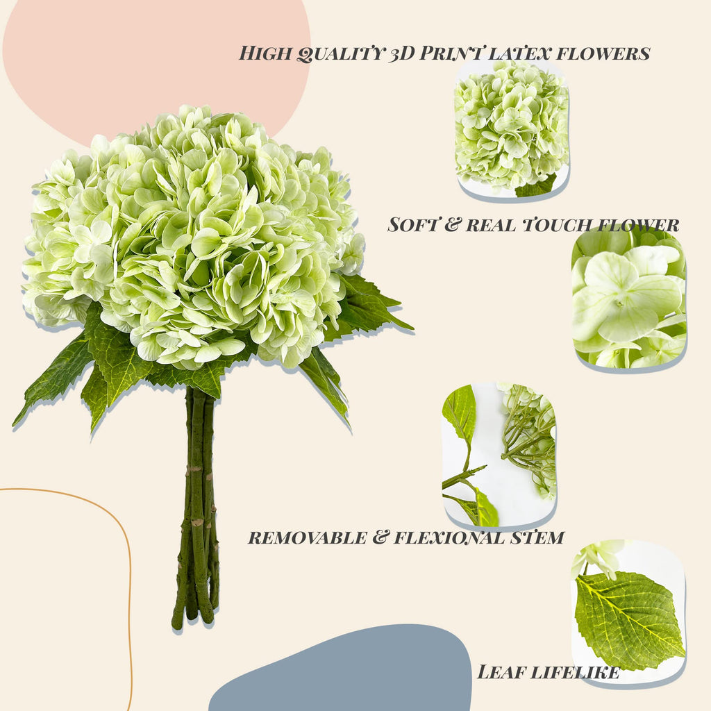 21In Light Green Artificial with Stems 5 Pcs