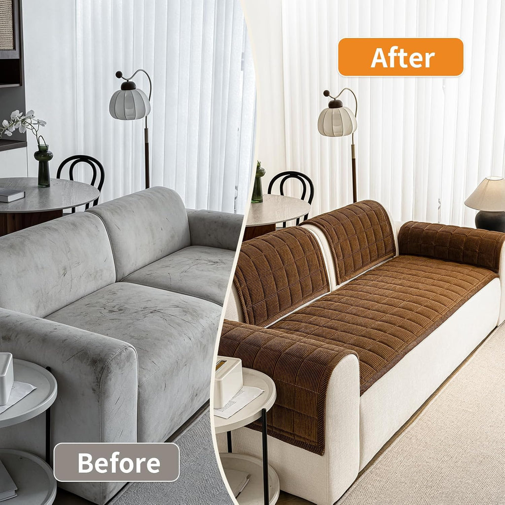 Couch Covers for Dogs, Non Slip Washable Pet Couch Covers for Sofa
