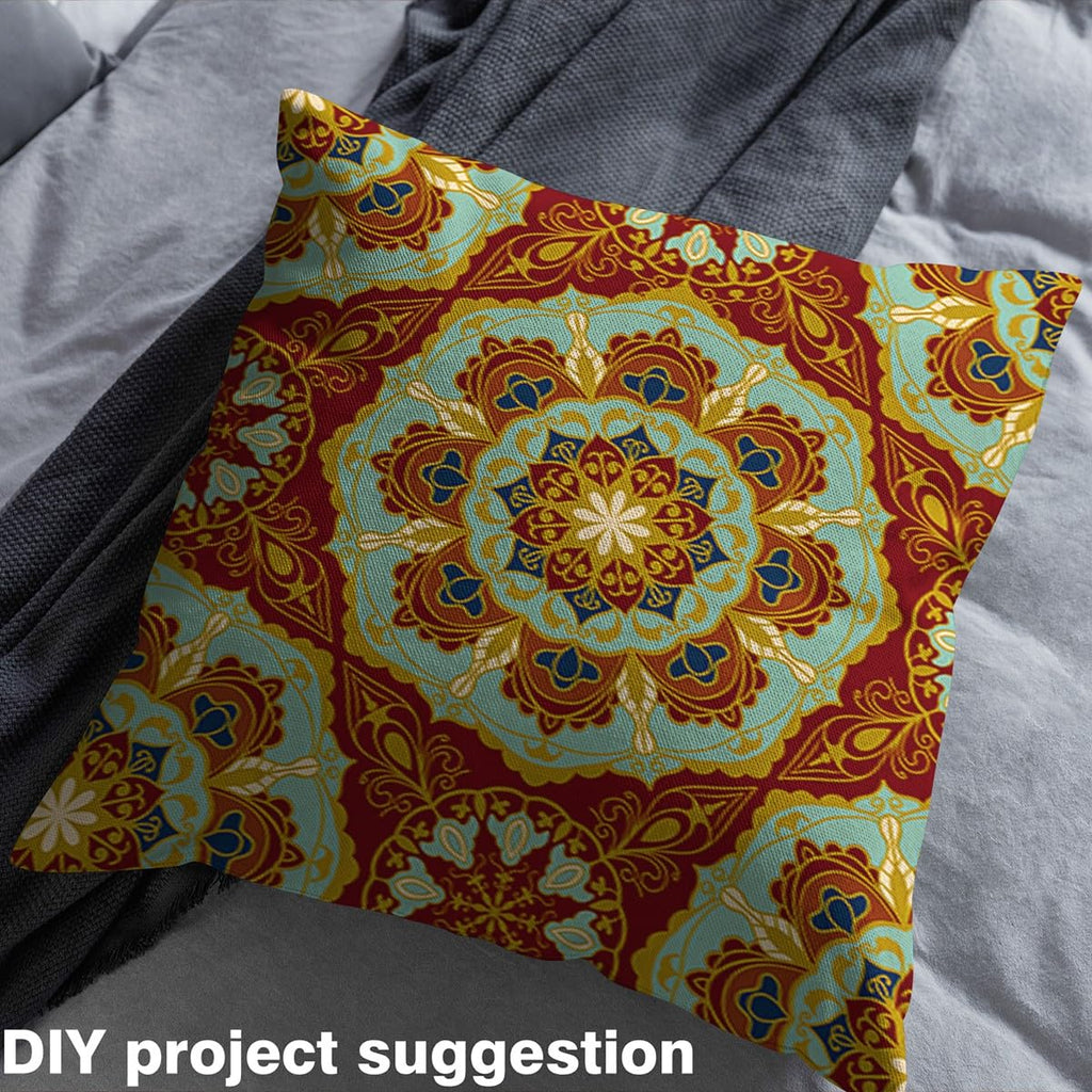 Mandala Abstract Oriental Fabric by The Yard 1 Yard Soft
