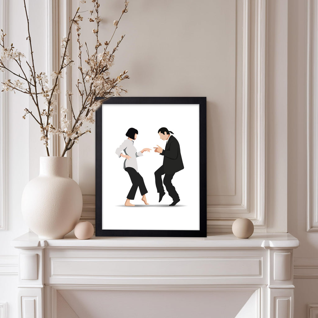 Master Dance Scene Print - Famous Movie Poster - Classic Film The Twist Art - Fun Gift for Men, Women & Dancer
