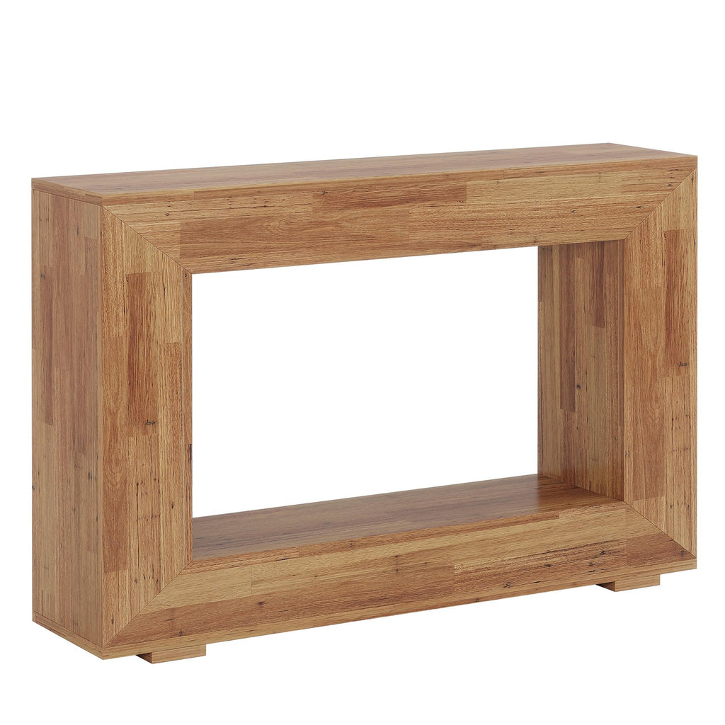 Farmhouse Console Table, 47 Inches Entryway Console Table with Storage, Industrial Hallway Accent Table, Entrance