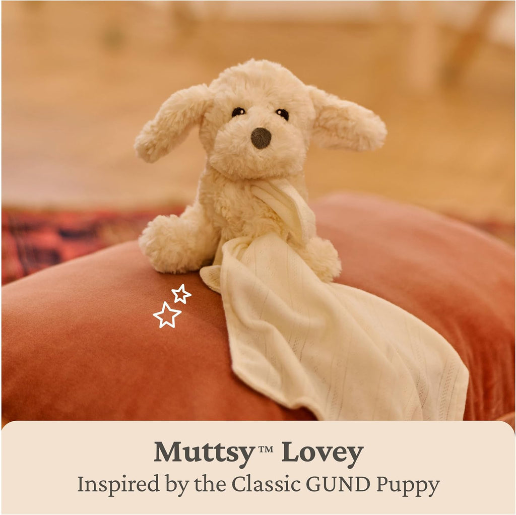 Baby Muttsy Inch Lovey Stuffed Animal Toy with Blanket