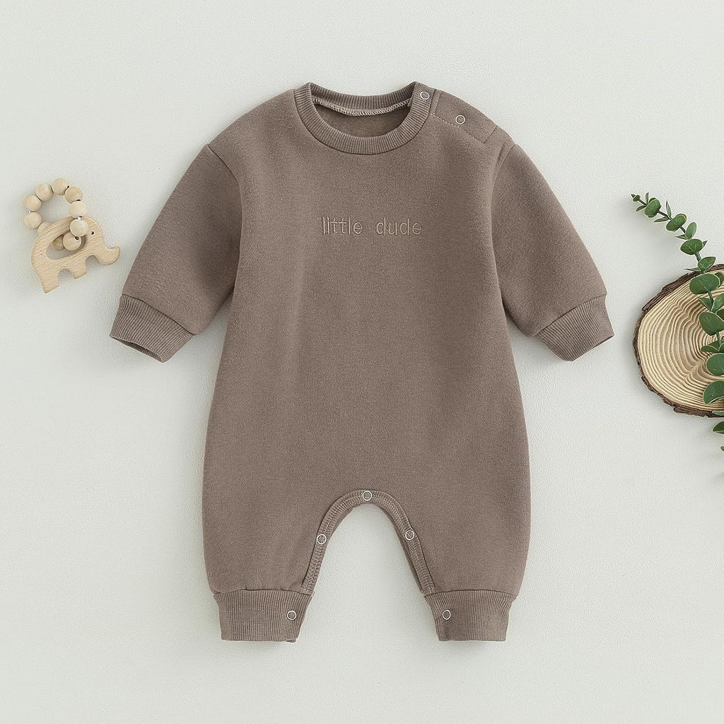 Baby Boy Fall Outfit Romper Jumpsuit Warm Infant Clothes