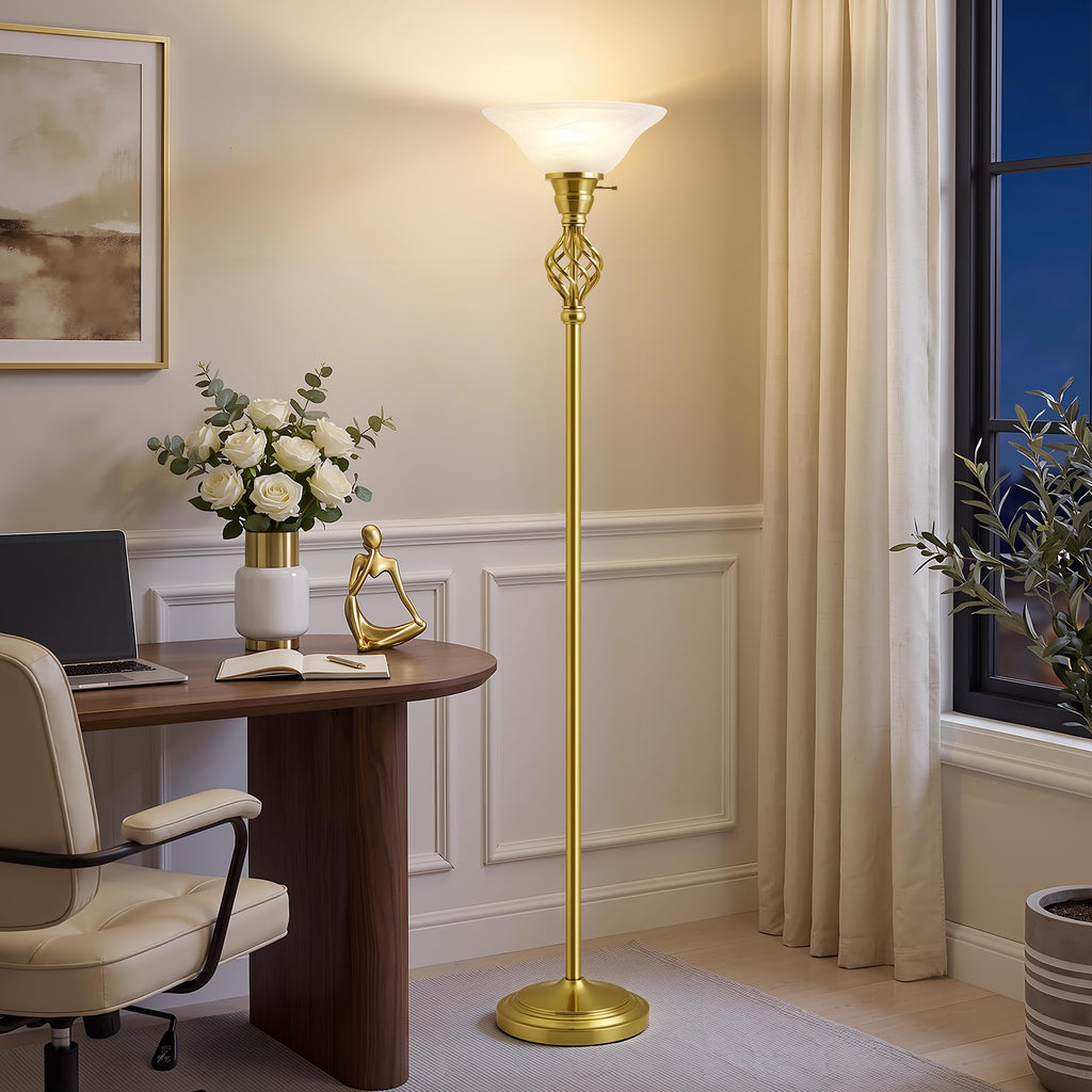 Torchiere Floor Lamp, LED Standing Reading Light