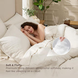 King Comforter Set Beige - Bed in a Bag King Bedding 7 Pieces, Cationic Dyed Bed Set Gift for Family