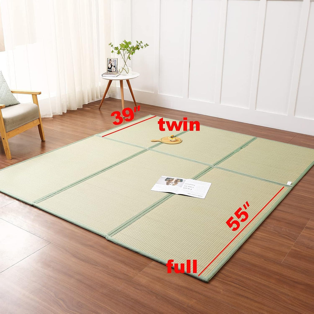 Igusa Rush Grass Floor Tatami Mat, 79" x 39" x 0.5"
