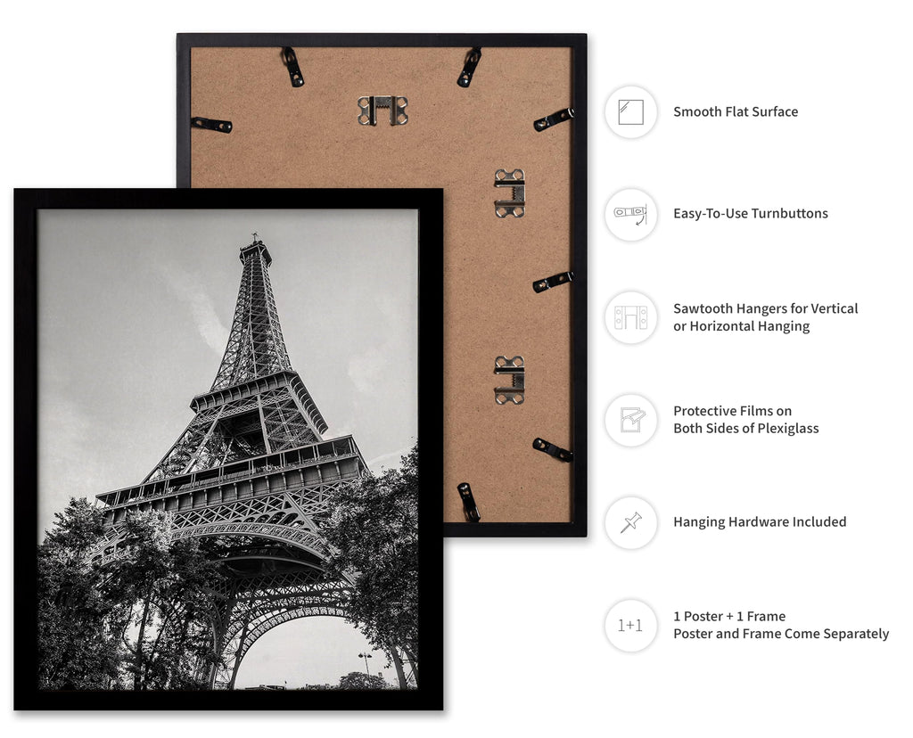 Master Vintage Travel Poster - Retro Tourism Print - Gift for Artist, Traveler - Eiffel Tower, Architecture, Paris