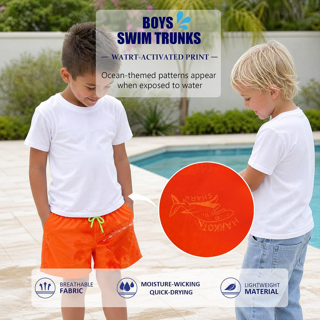 Boys Swim Trunks Boys' Fun Beach Board Shorts