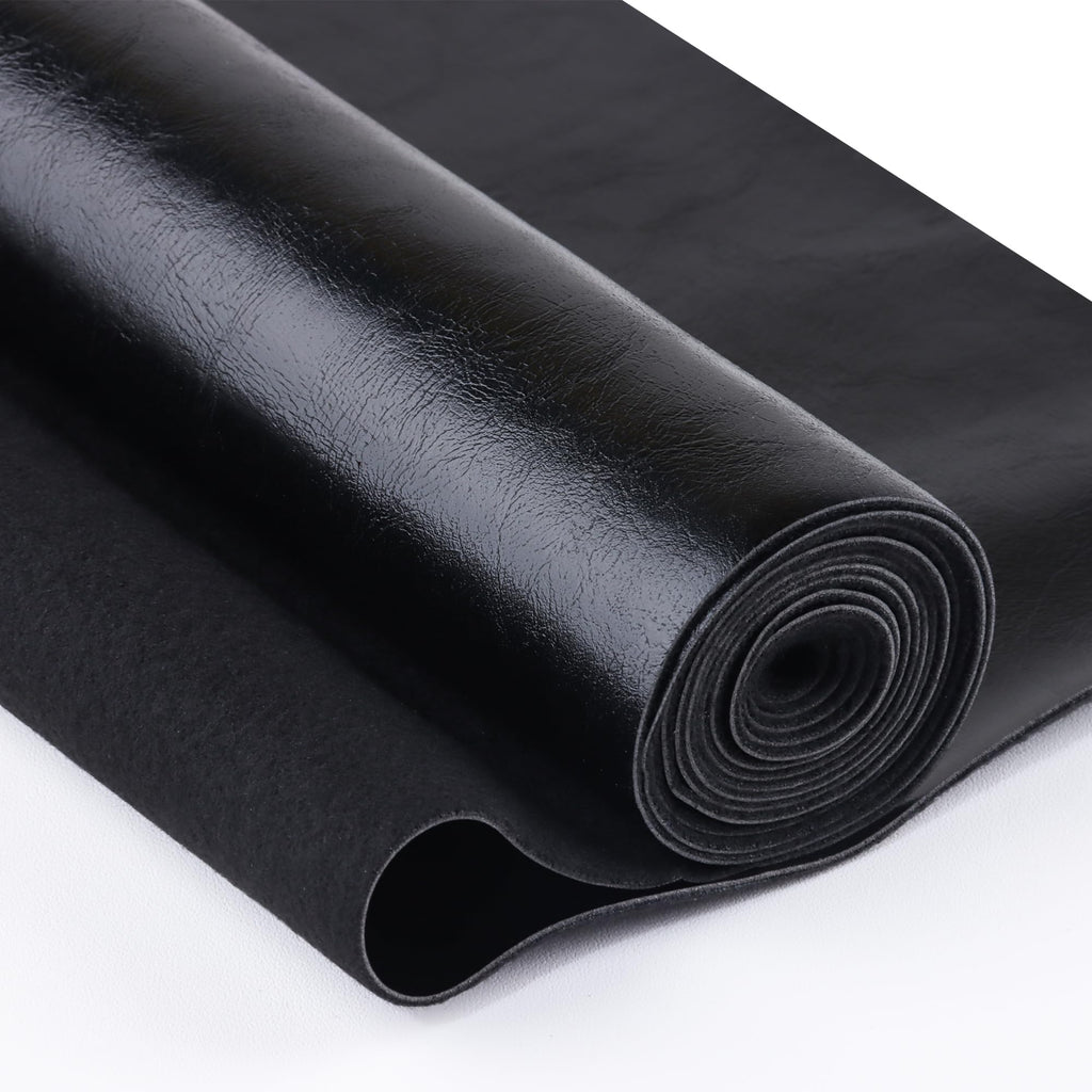 Faux Leather Sheets Smooth Surface One Yard Leather Fabric for DIY Crafting Thick Durable Synthetic Repholstery PU