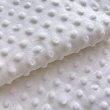 1Yardx62.6 Minky Dot Fabric by The Yard DIY Making Supplies Quilting Patchwork Cushions Plush Fleece Fabric Minky