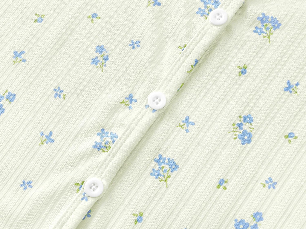 Pc Girls Pointelle Pajamas, Flared Wide-Leg Pants