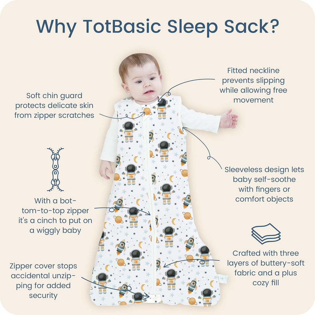 Toddler Sleep Sacks - -, 0.5 TOG Light Summer Wearable Blankets, Extra Long XL Sleeping Bags, 2 Pack
