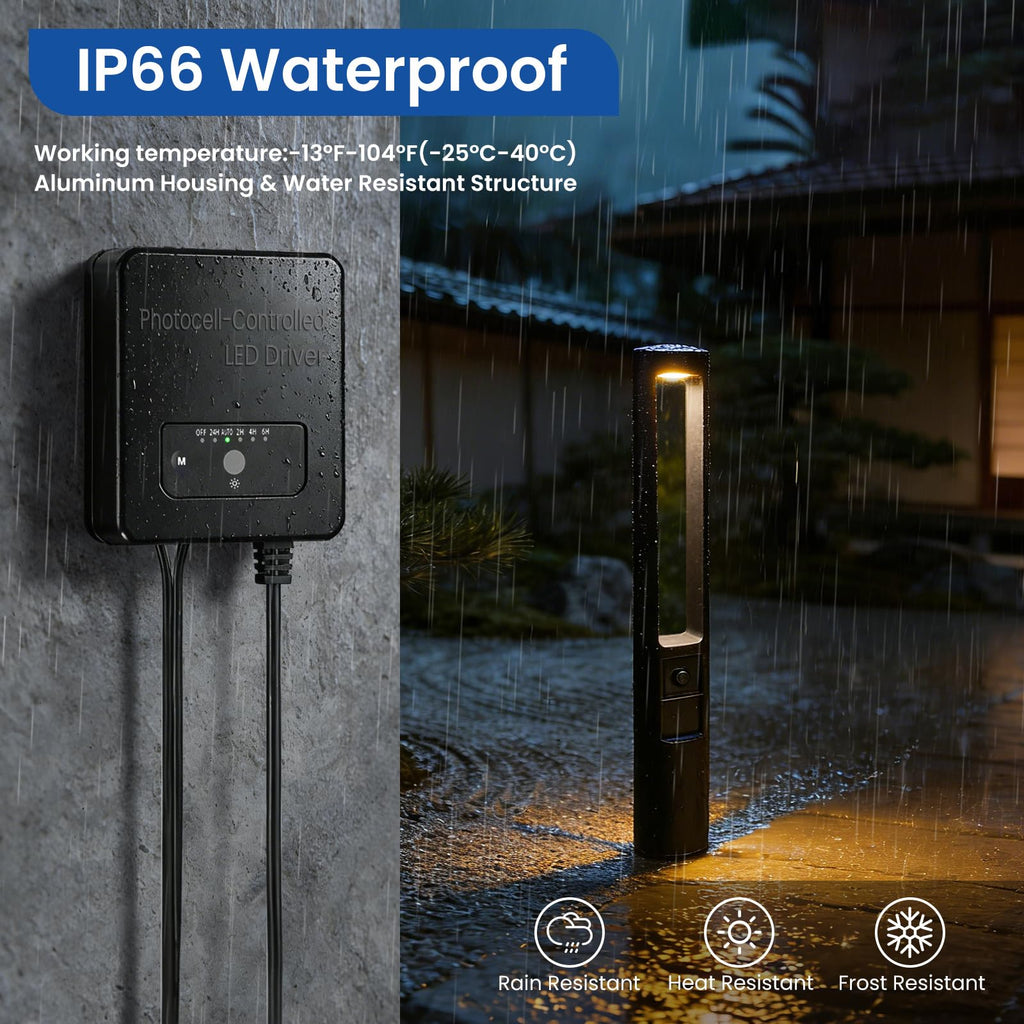Low Voltage Landscape Lighting All-in-One Pathway Lights 5W 12-Pack