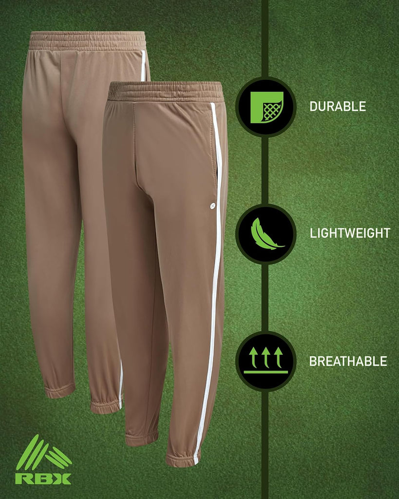Boys Sweatpants, Pack Performance Joggers, Elastic Waist & Pockets
