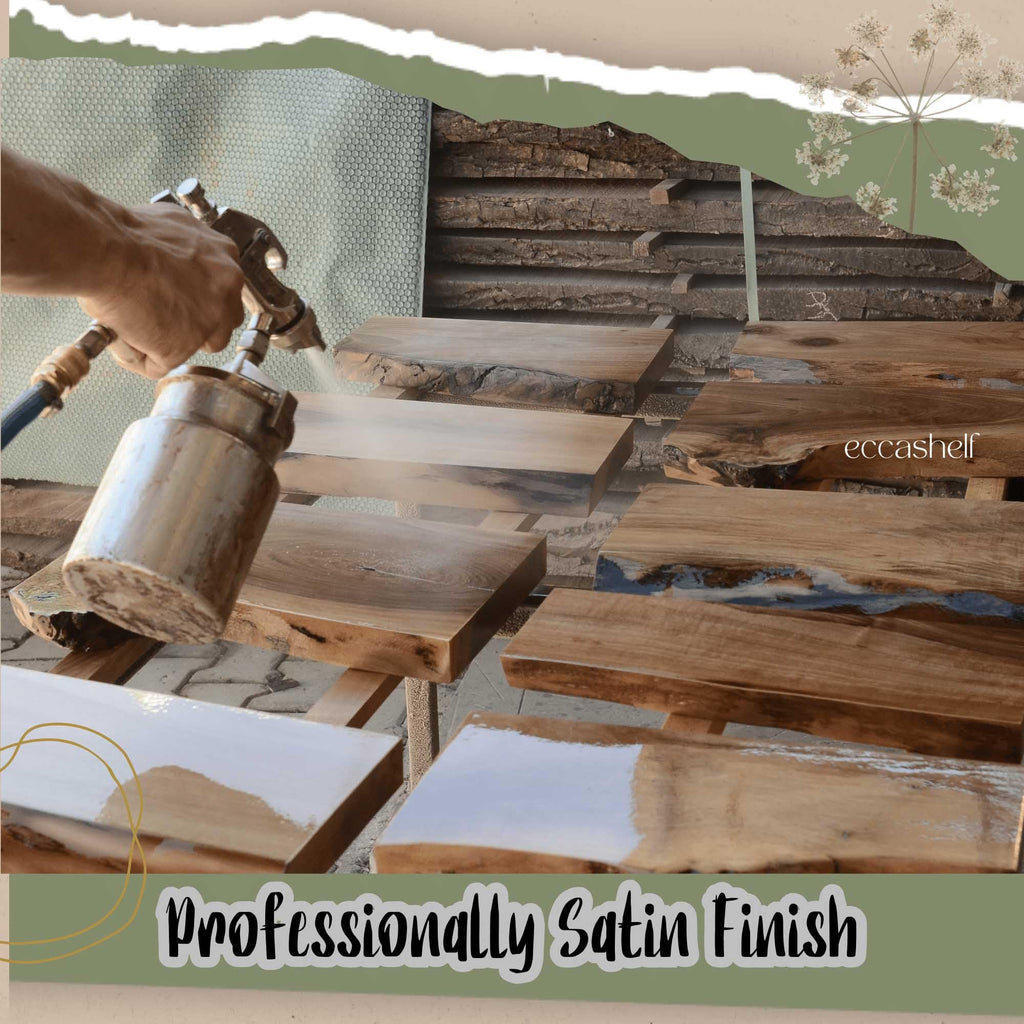 Live Edge Floating Shelves for Wall, Solid Wood Floating Shelf for Room Wall, Natural Wood Shelves, Floating Real