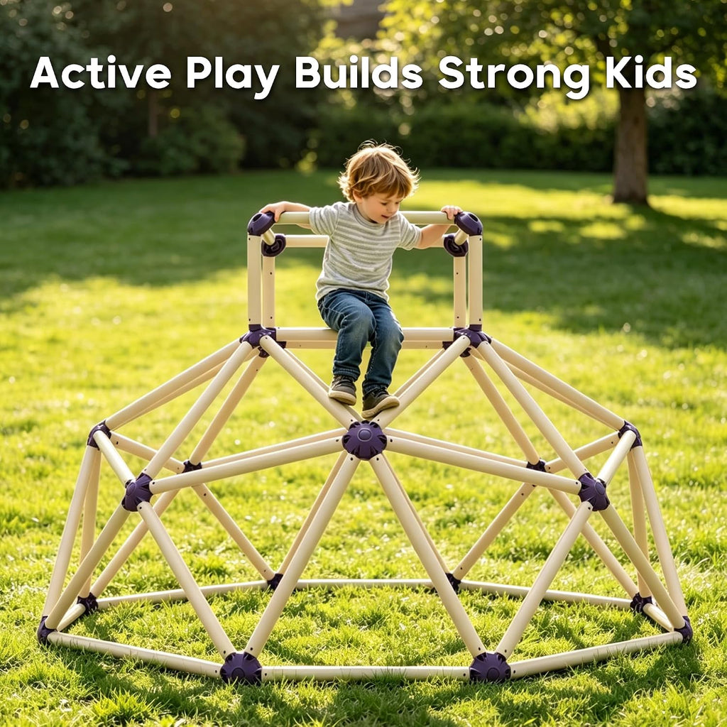 Climbing Dome - Sturdy & Portable Jungle Gym for Kids, Backyard Playset for Toddlers, Active Outdoor Fun for Kids