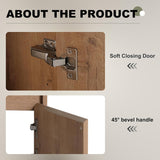 30 Inch Bathroom Vanity with Sink, Freestanding Bathroom Vanity,Flooring Storage Cabinet,Soft-Closing Door with
