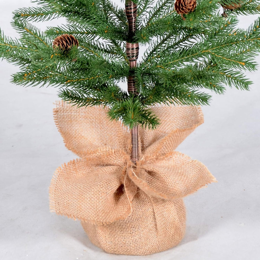3FT Tabletop Artificial Christmas Tree, 209 PE Tips, Unlit, Office