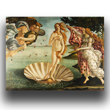 The Birth of Venus Wall Art - Sandro Botticelli Canvas Art Print - Fine Art Oil Paintings - Abstract Picture Colorful