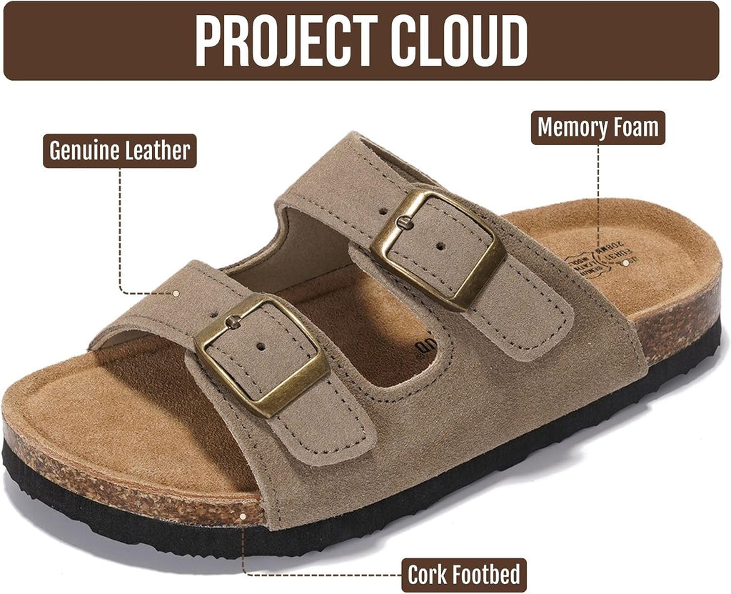 100% Genuine Leather Sandals for kids Slides for Boys & Girls Kids sandals
