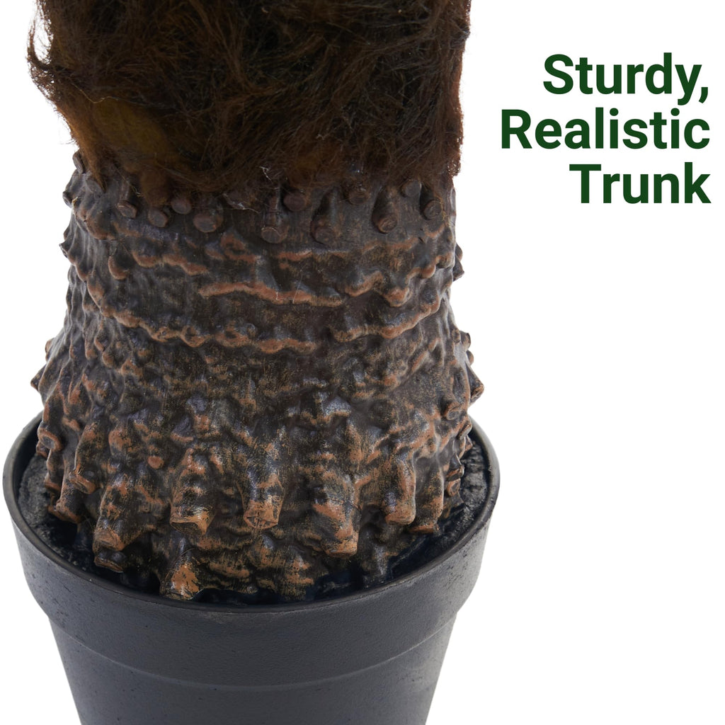 4FT Potted Artificial Sago Palm Tree, Fully Assembled