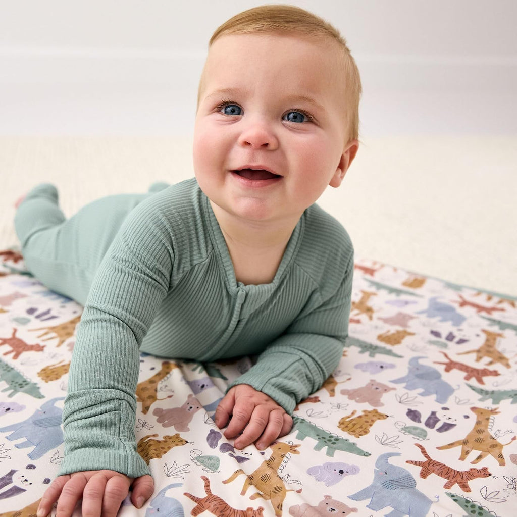 Pajamas, Viscose from Bamboo Baby Pajamas, Boys & Girls & Sleepers, Way Zipper PJs