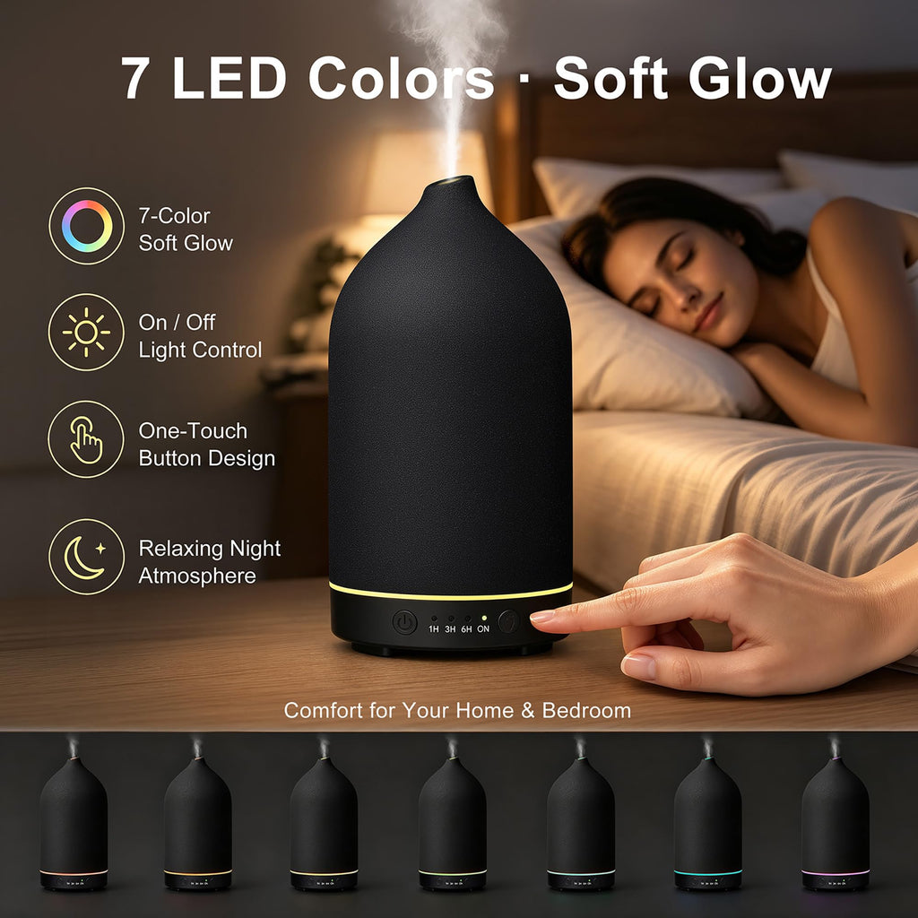 Ceramic Essential Oil Diffuser, Stone Diffuser
