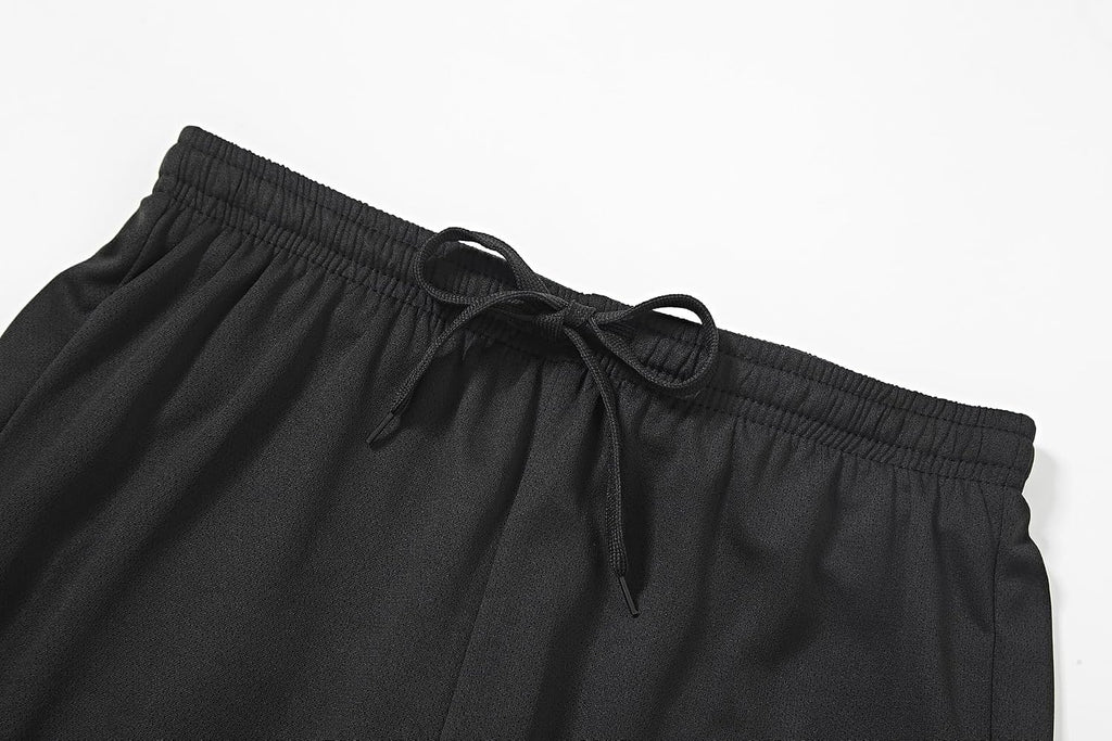 Boys 2 in 1 Athletic Active Shorts Sports Running Quick Dry Breathable Compression Shorts