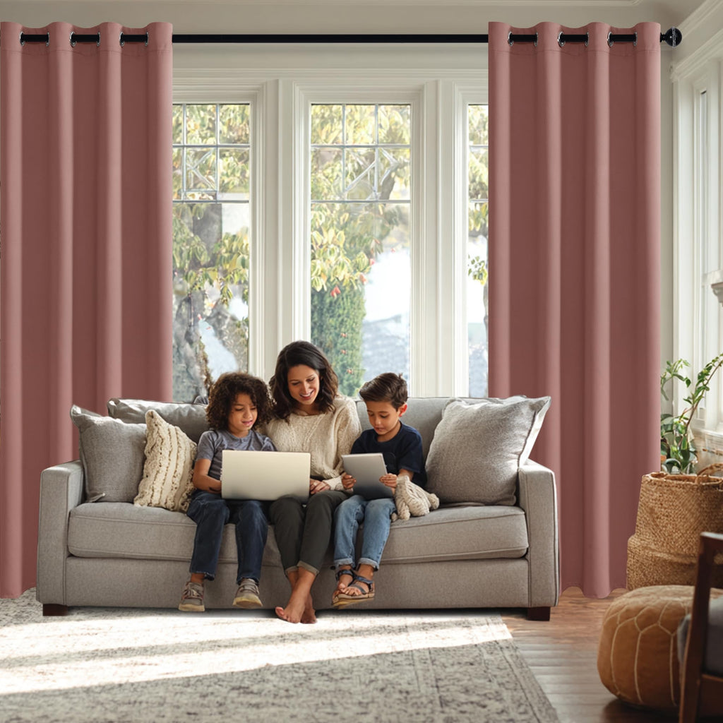 Blackout Curtains Living Room 42 x 54 Inches Long